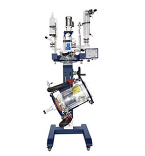 升降翻轉玻璃反應釜樣機